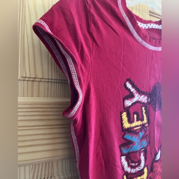 Red Disney Mickey T Shirt Size Large - Picture 3 of 7